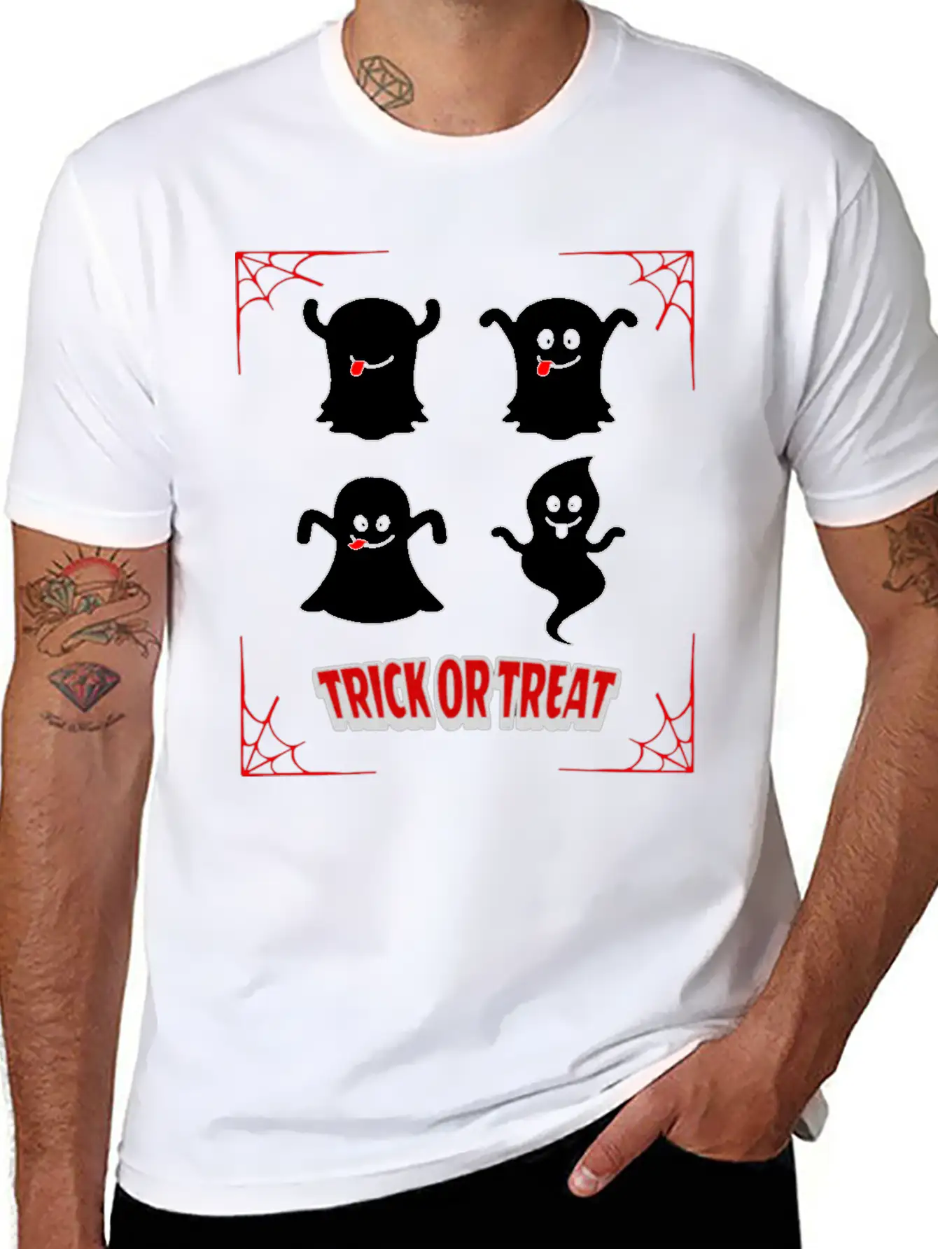 Ghost Of Disapproval Classic Casual Graphic T-Shirt – Simple And Comfortable Daily Wear