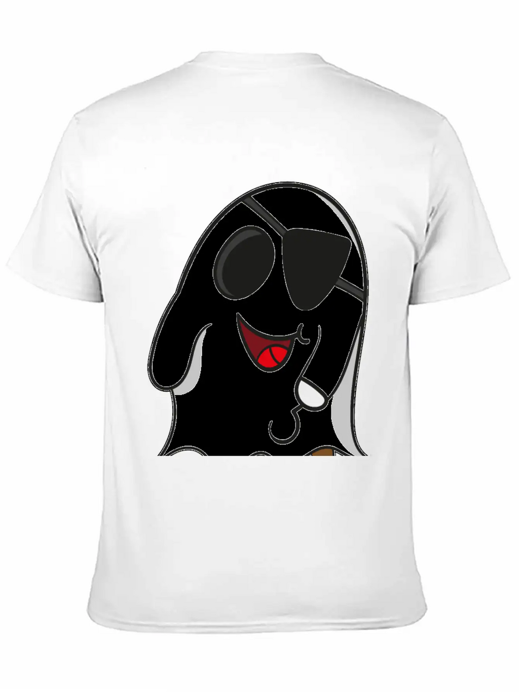 Ghost Pirate On Halloween For Kids Essential Cotton Tee For Daily Outfits – Unisex Style