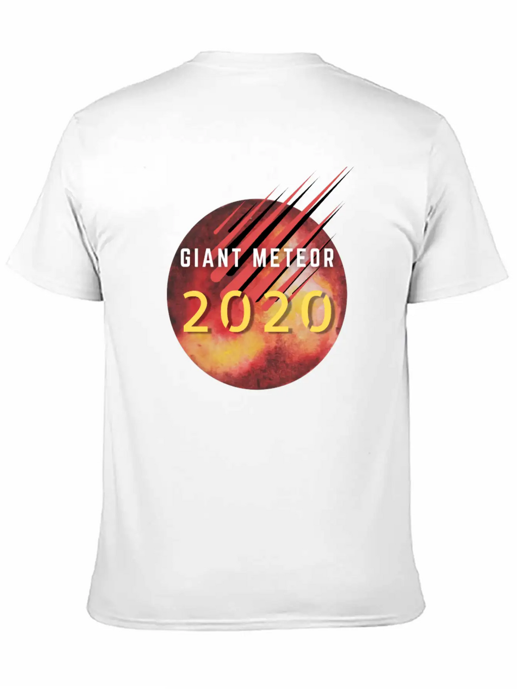 Giant Meteor 2020 Unisex Short Sleeve Soft Cotton T-Shirt – Casual Everyday Wear
