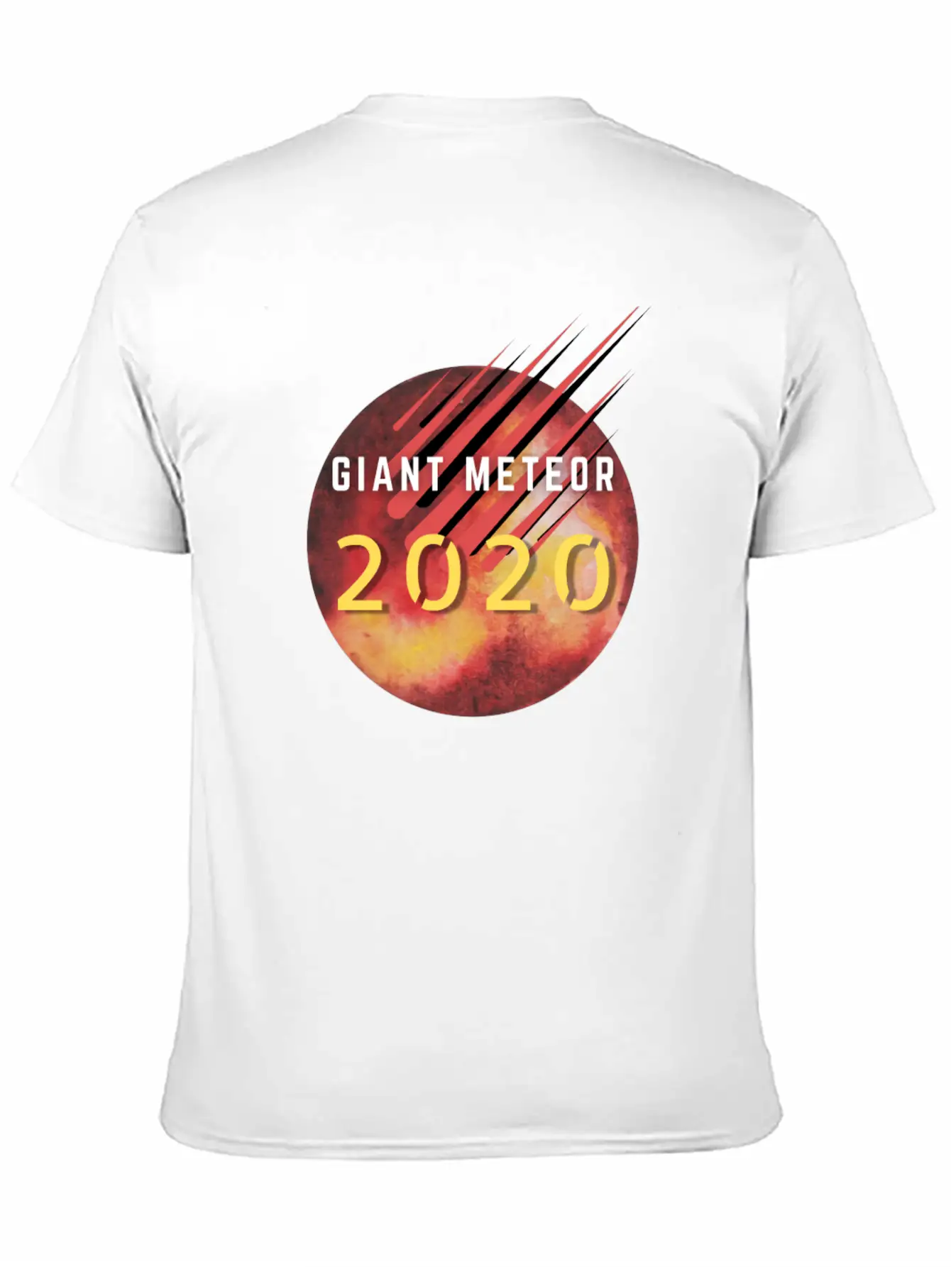 Giant Meteor 2020 Unisex Short Sleeve Soft Cotton T-Shirt – Casual Everyday Wear