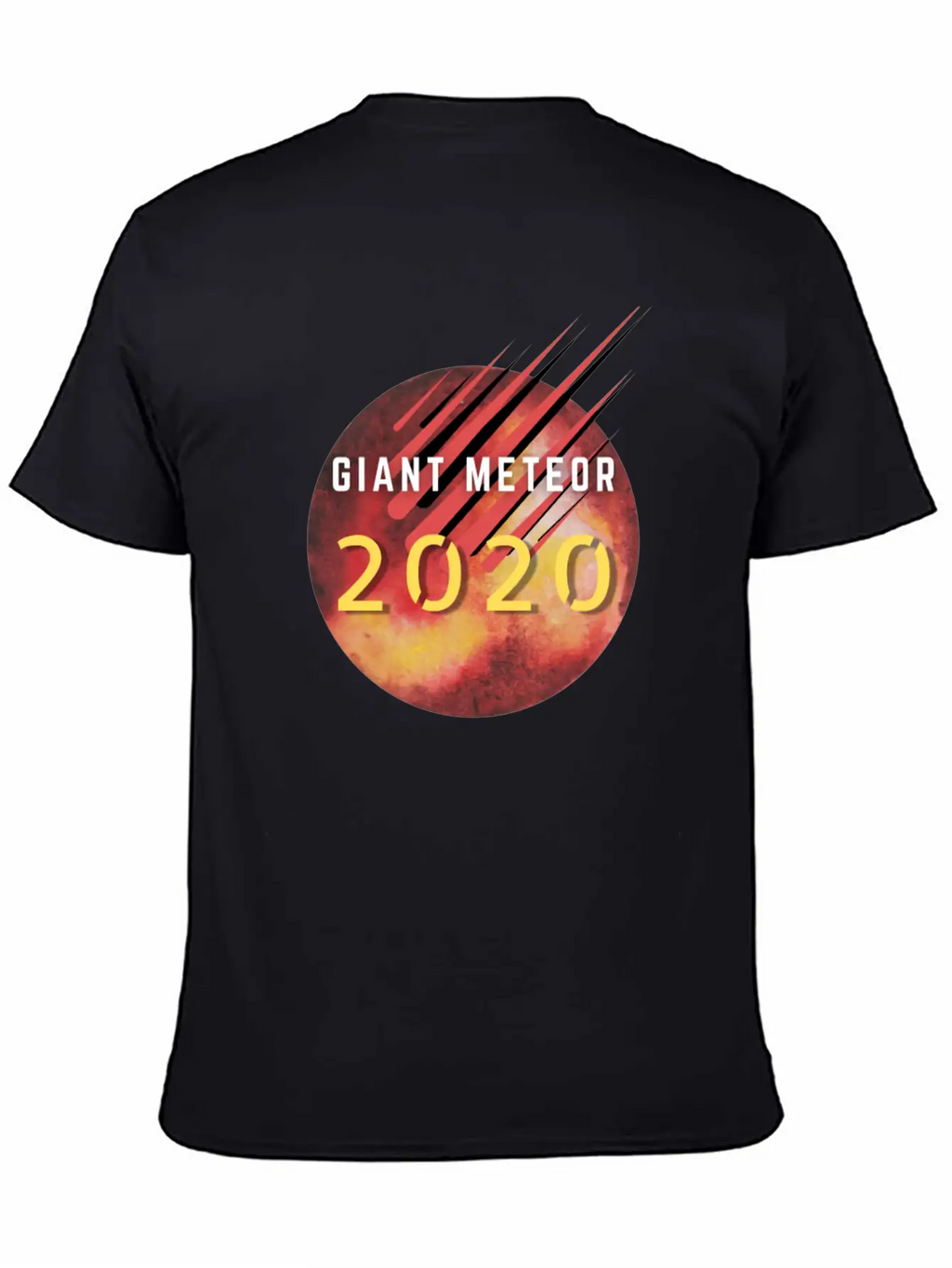 Giant Meteor 2020 Unisex Short Sleeve Soft Cotton T-Shirt – Casual Everyday Wear