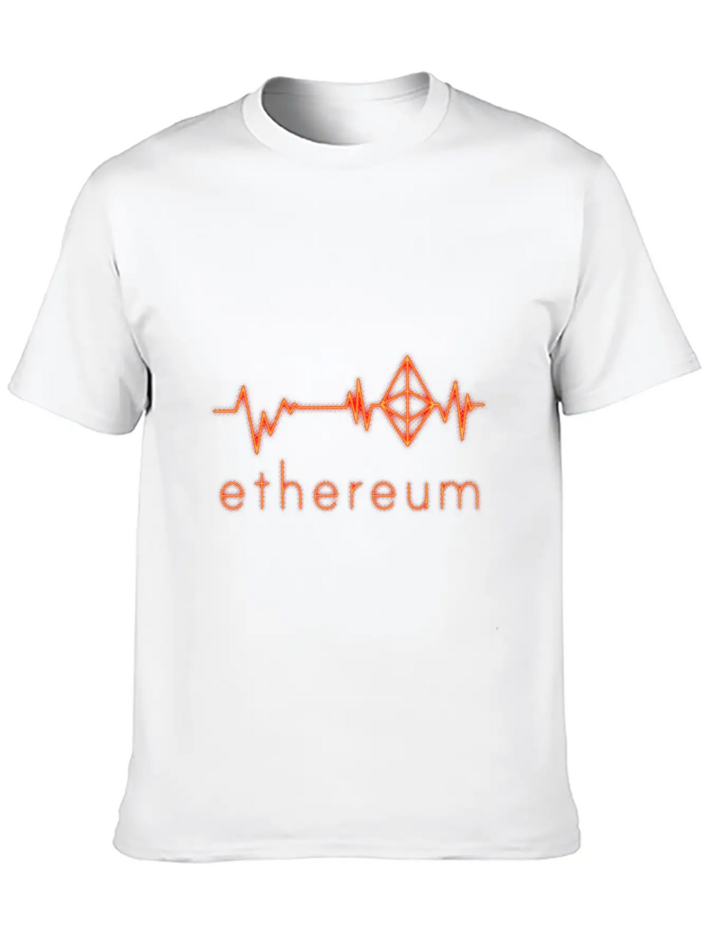 (Gift) Ethereum Heartbeat Breathable Soft Cotton T-Shirt – Timeless Casual Look