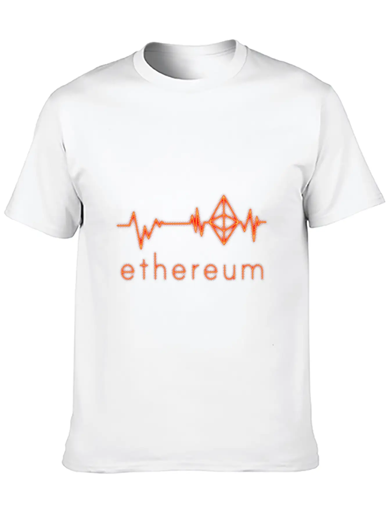 (Gift) Ethereum Heartbeat Breathable Soft Cotton T-Shirt – Timeless Casual Look