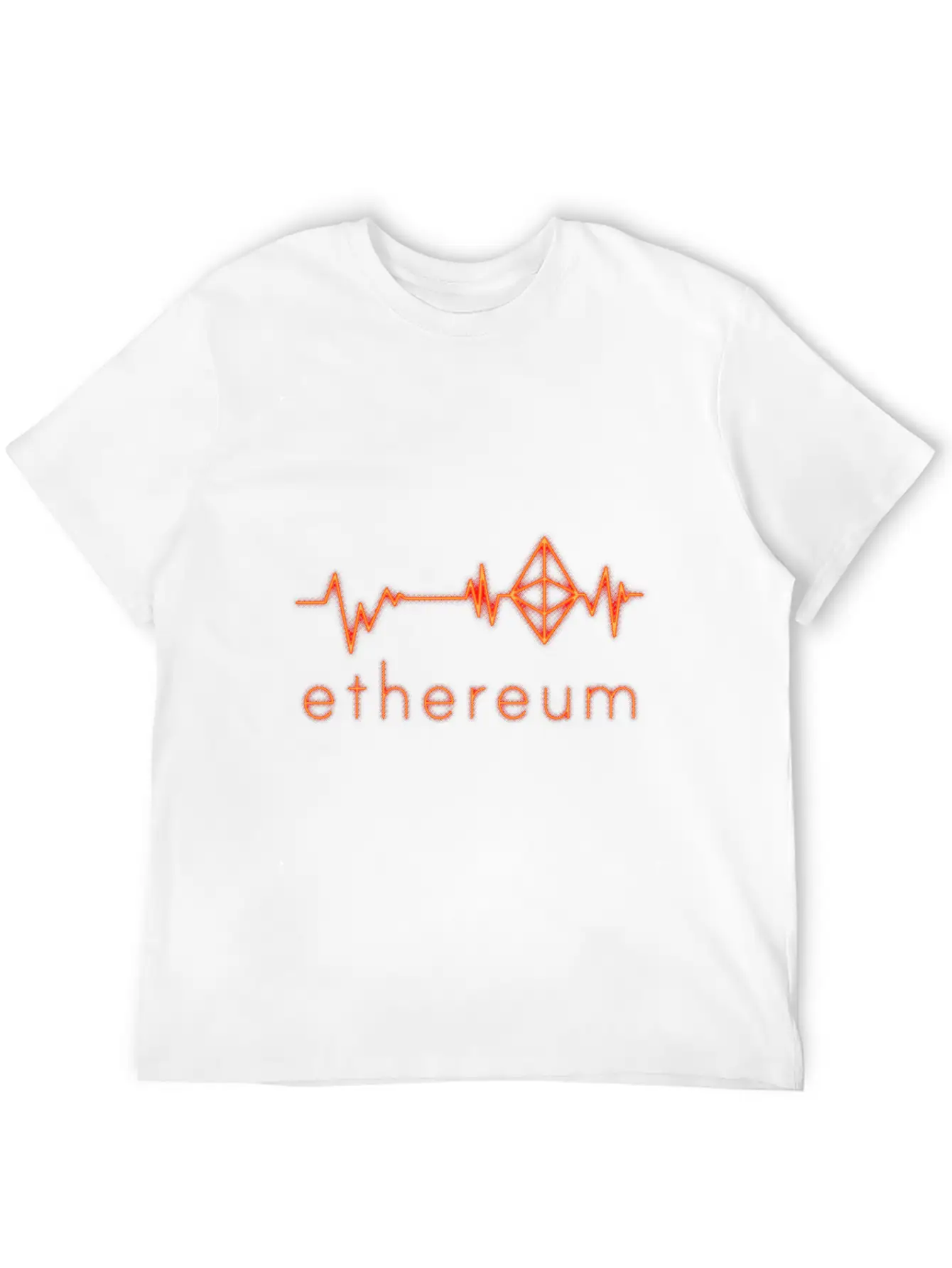(Gift) Ethereum Heartbeat Breathable Soft Cotton T-Shirt – Timeless Casual Look