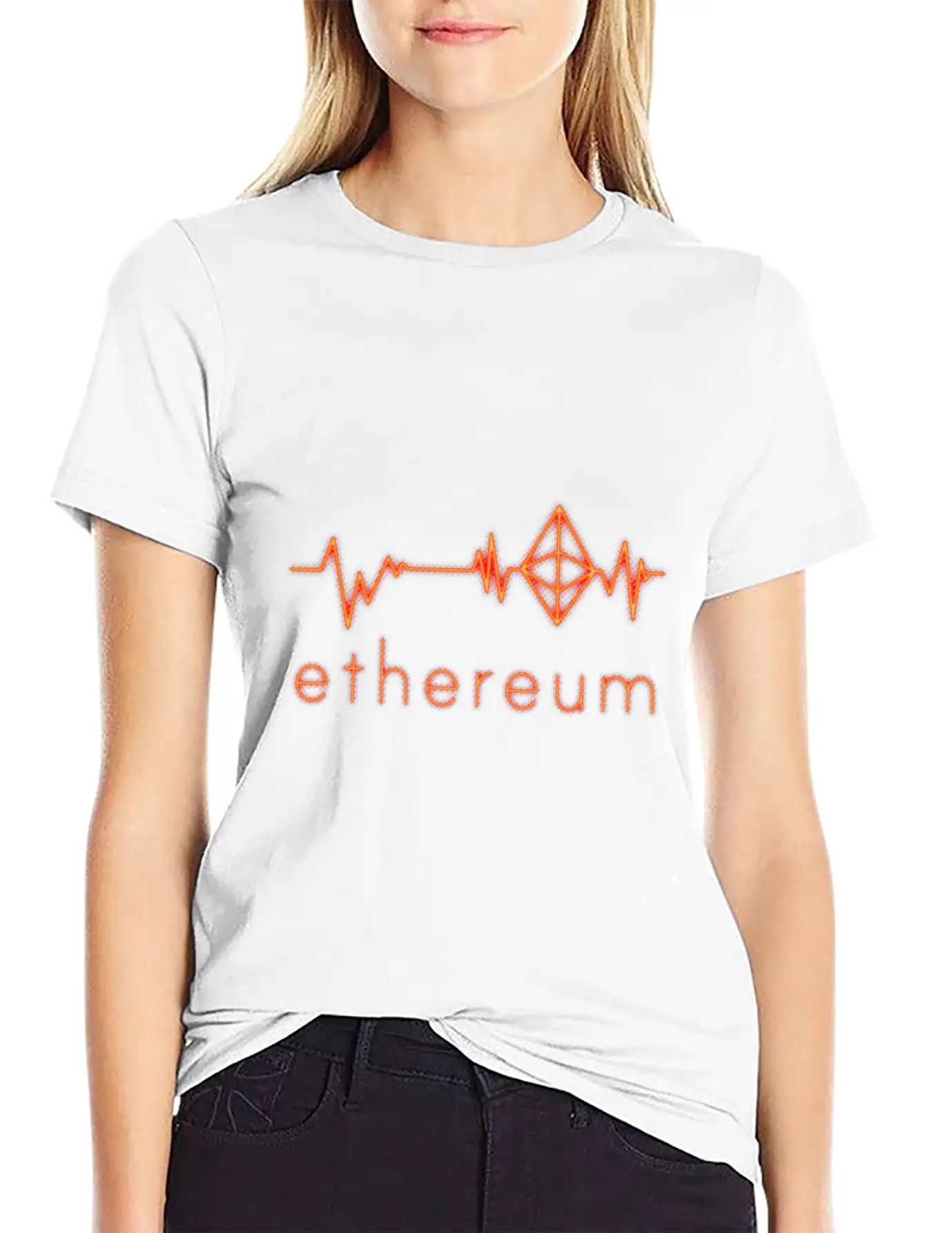 (Gift) Ethereum Heartbeat Breathable Soft Cotton T-Shirt – Timeless Casual Look