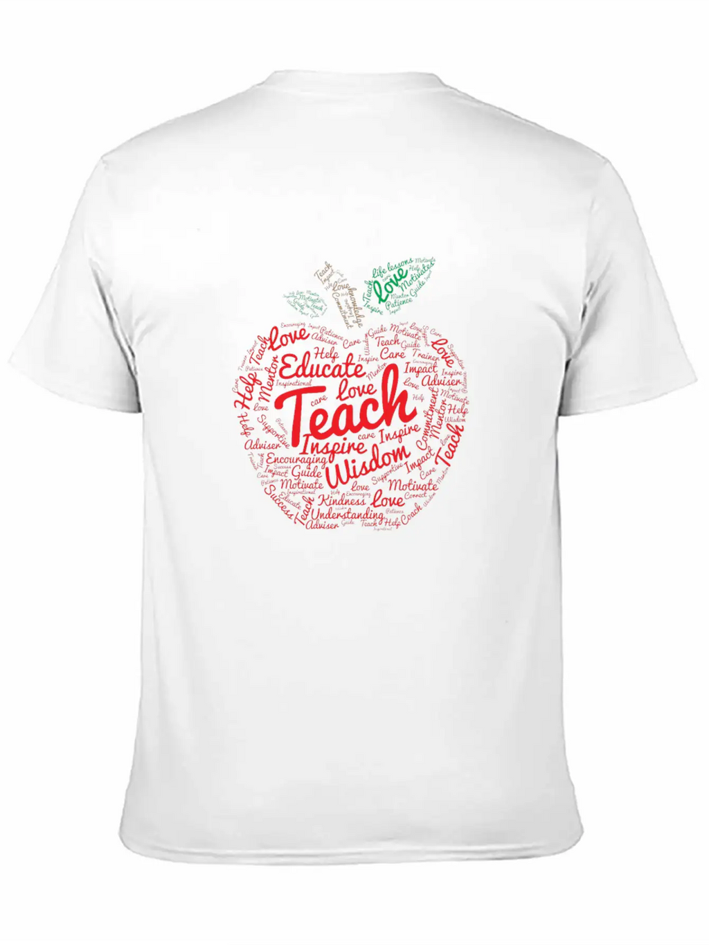 Gift For Teacher Graphic Teacher Word Cloud Essential Cotton Tee For Daily Outfits – Unisex Style