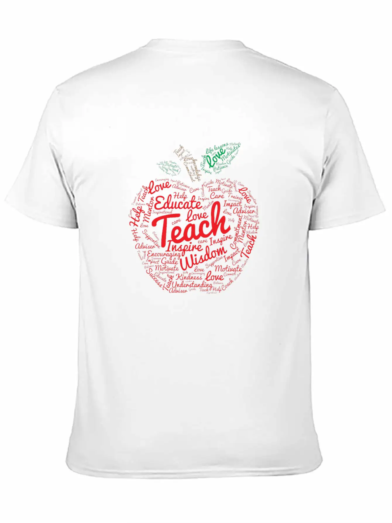 Gift For Teacher Graphic Teacher Word Cloud Essential Cotton Tee For Daily Outfits – Unisex Style