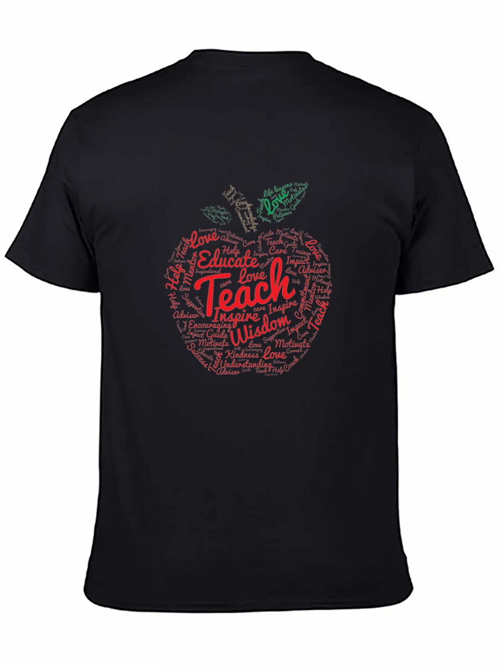 Gift For Teacher Graphic Teacher Word Cloud Essential Cotton Tee For Daily Outfits – Unisex Style
