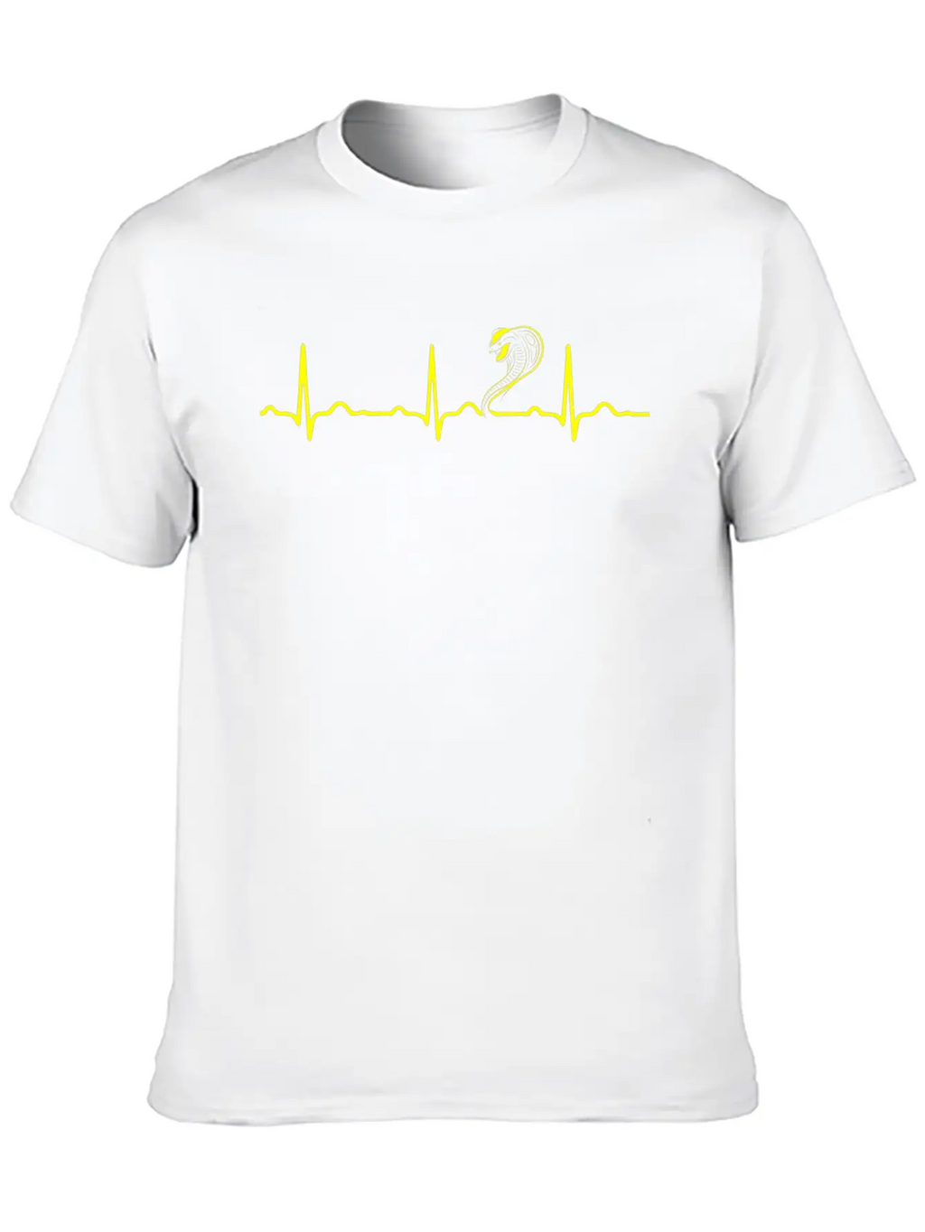 GIFT - SNAKE HEAD COBRA YELLOW Essential Cotton Tee For Daily Outfits – Unisex Style