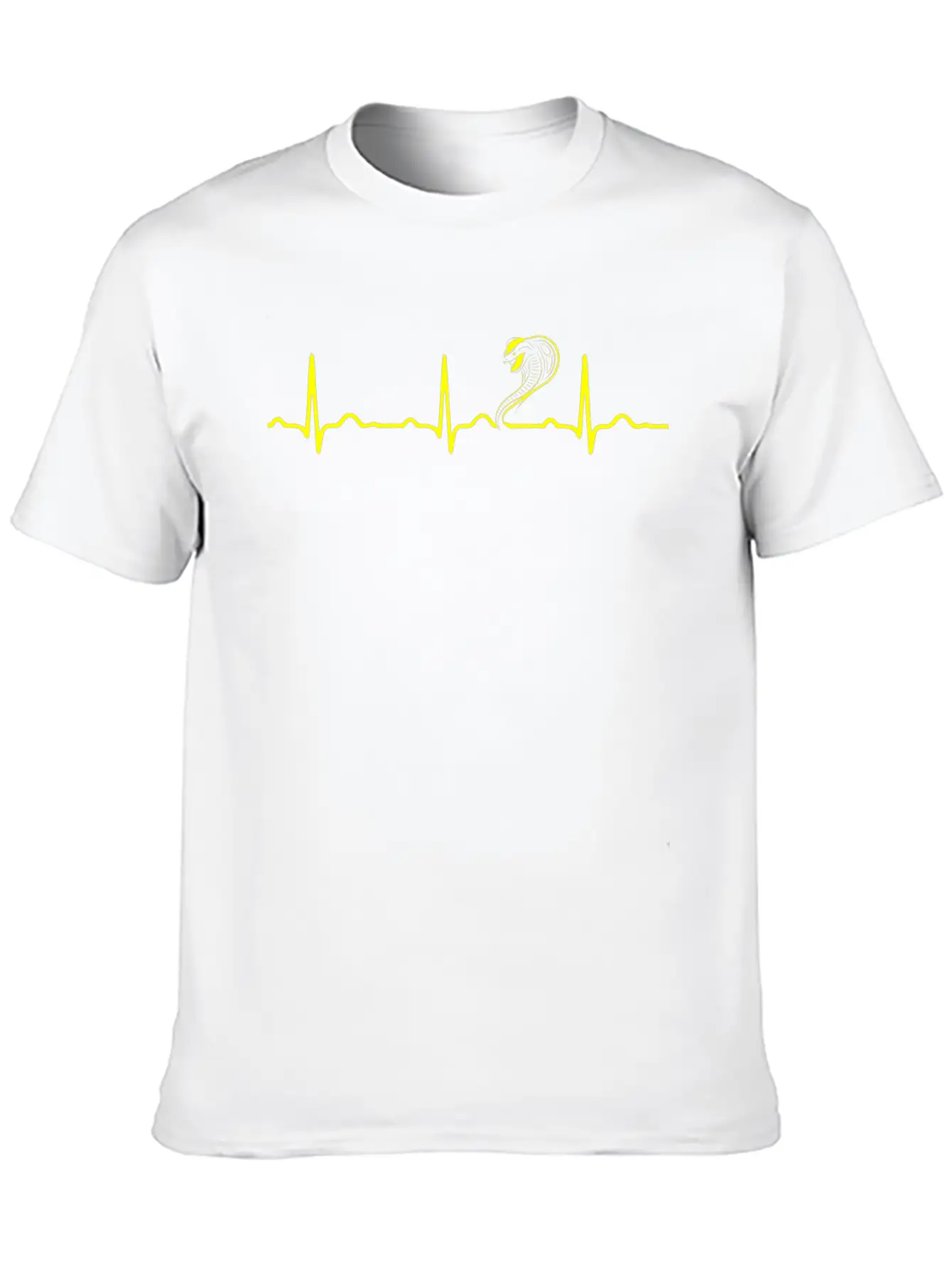 GIFT - SNAKE HEAD COBRA YELLOW Essential Cotton Tee For Daily Outfits – Unisex Style