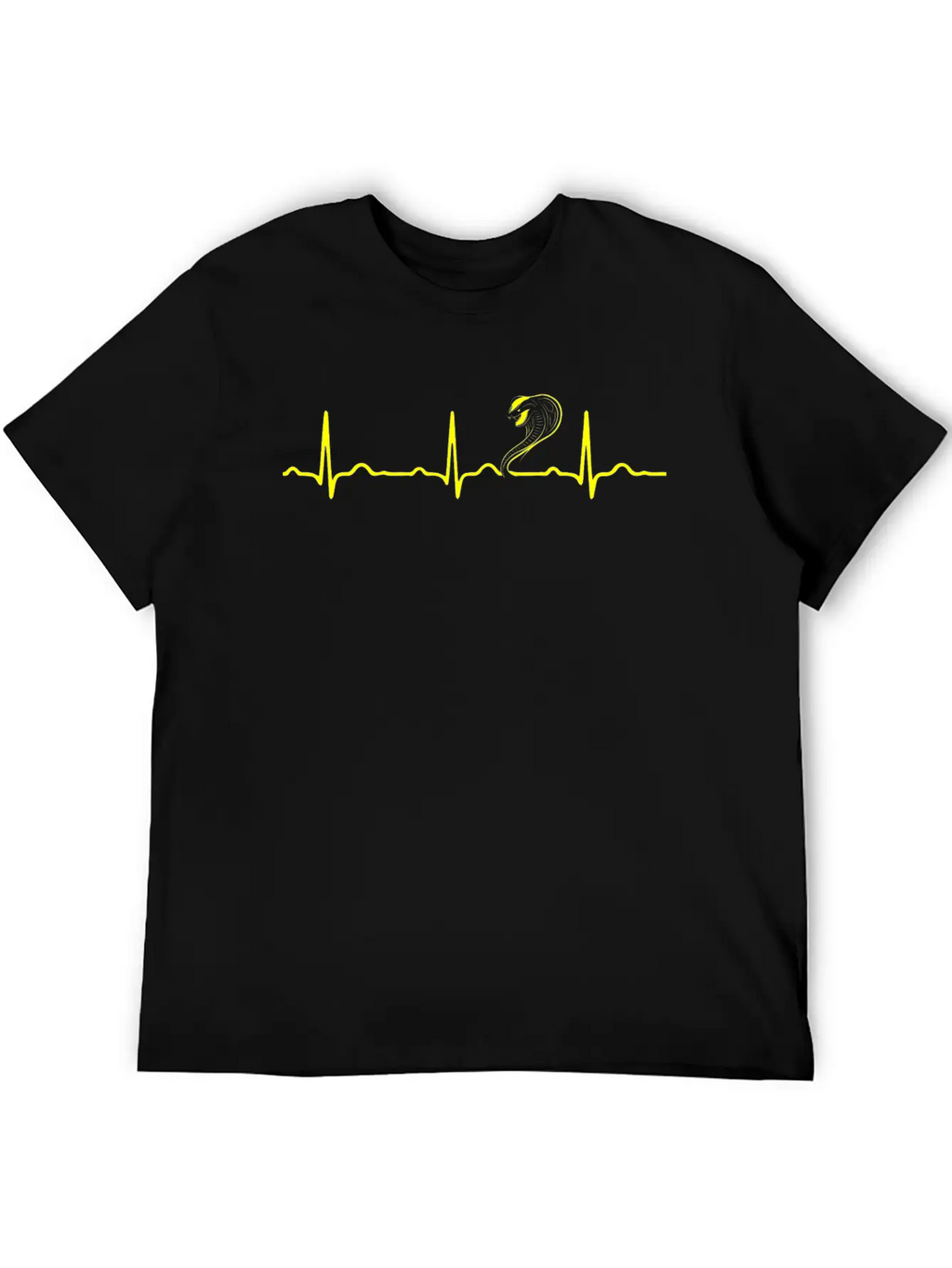 GIFT - SNAKE HEAD COBRA YELLOW Essential Cotton Tee For Daily Outfits – Unisex Style