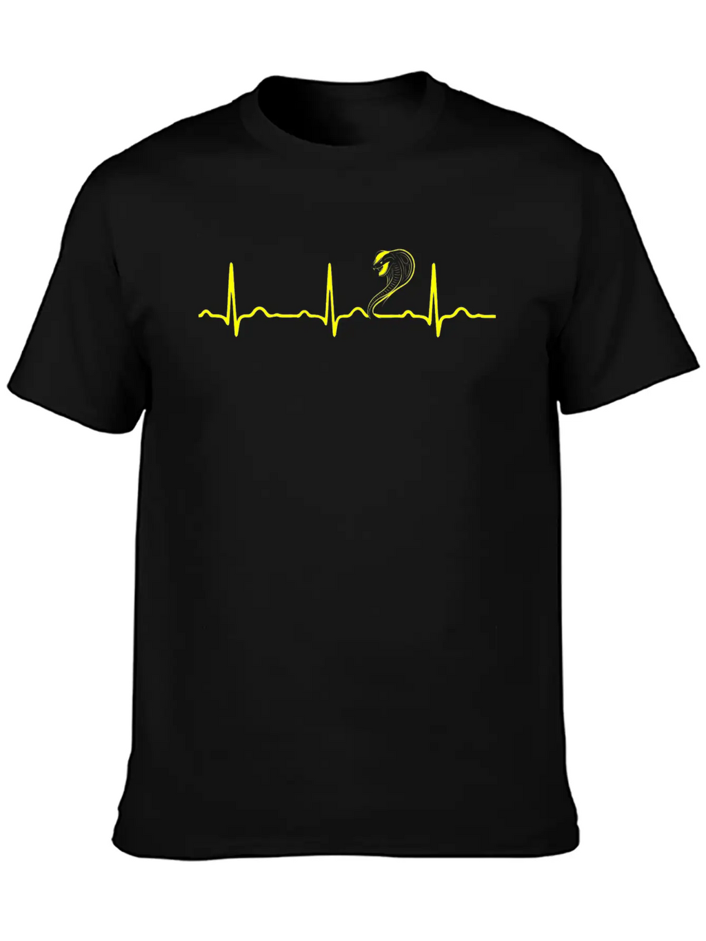 GIFT - SNAKE HEAD COBRA YELLOW Essential Cotton Tee For Daily Outfits – Unisex Style