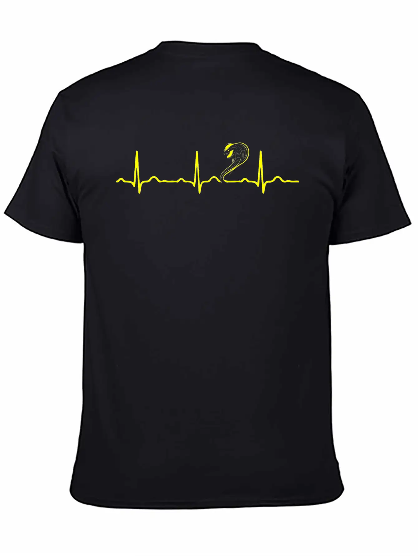 GIFT - SNAKE HEAD COBRA YELLOW Essential Cotton Tee For Daily Outfits – Unisex Style
