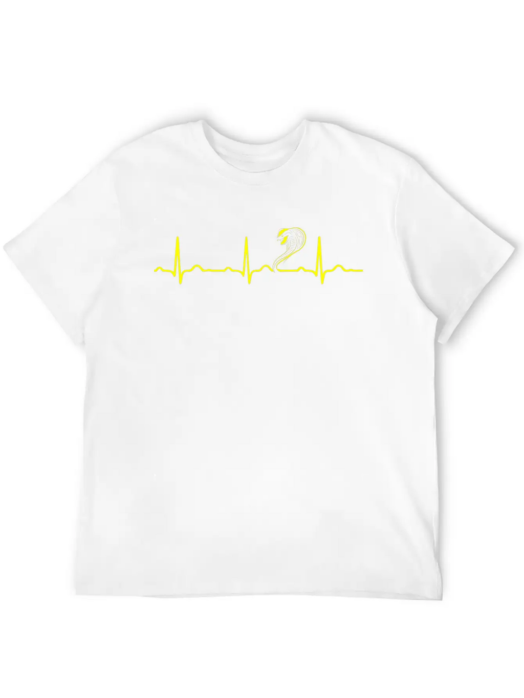 GIFT - SNAKE HEAD COBRA YELLOW Essential Cotton Tee For Daily Outfits – Unisex Style