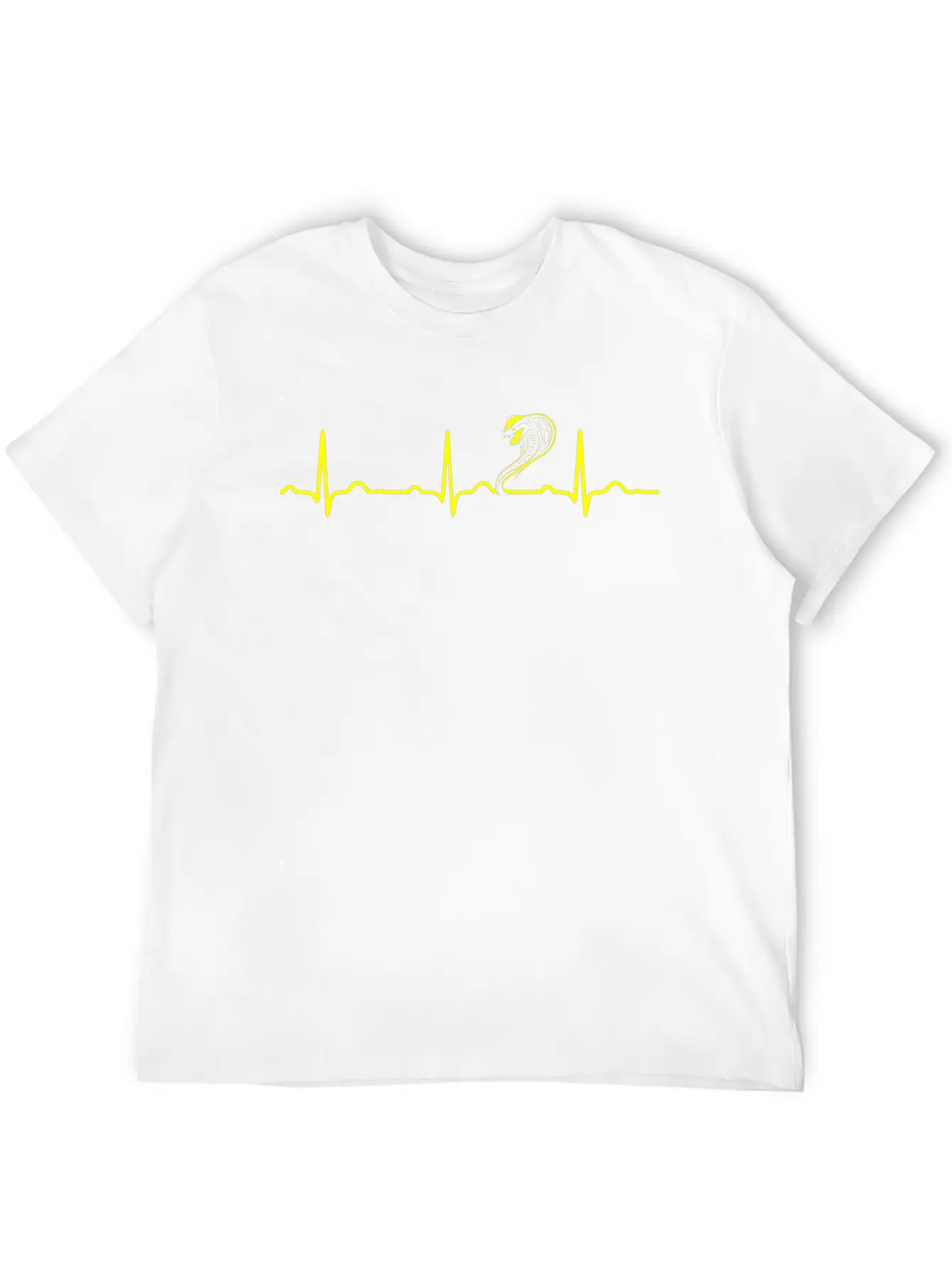 GIFT - SNAKE HEAD COBRA YELLOW Essential Cotton Tee For Daily Outfits – Unisex Style