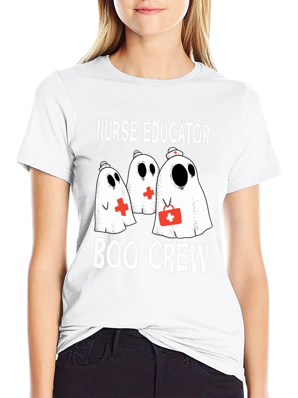 Nurse Educator Boo Crew Halloween T-Shirt