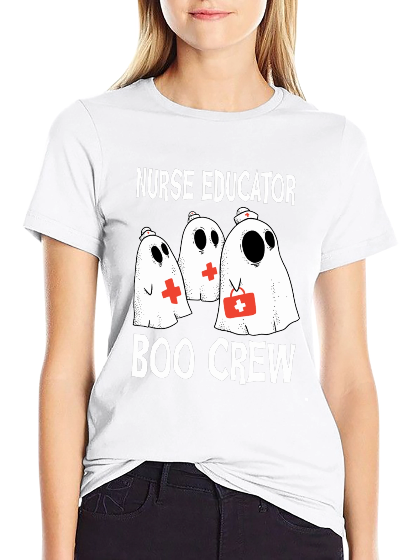 Nurse Educator Boo Crew Halloween T-Shirt