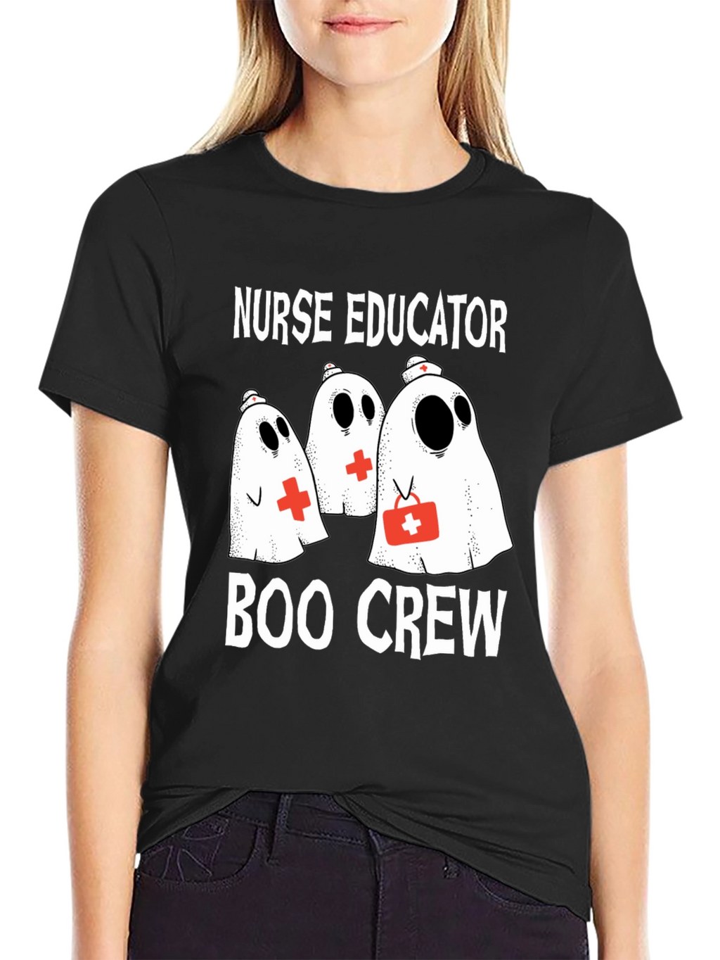 Nurse Educator Boo Crew Halloween T-Shirt