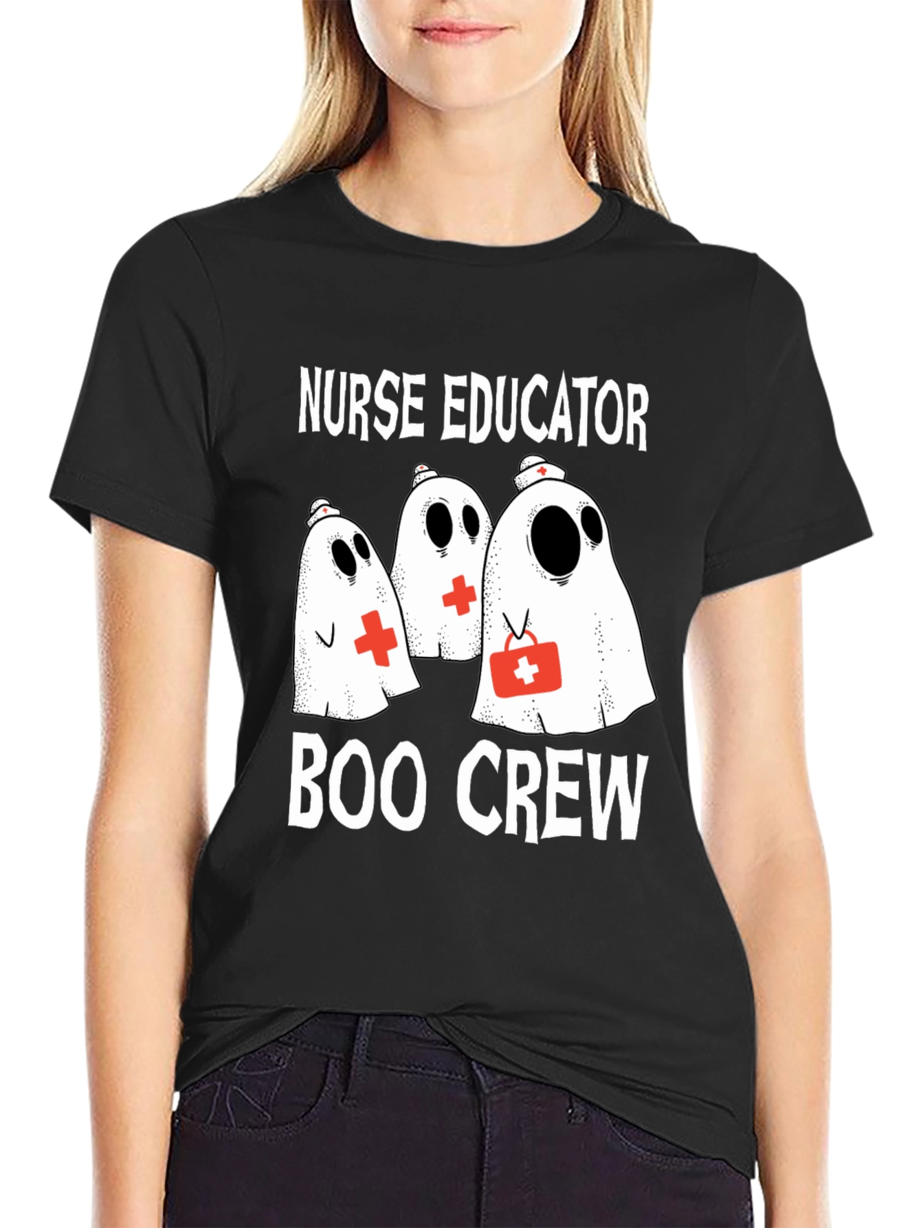 Nurse Educator Boo Crew Halloween T-Shirt