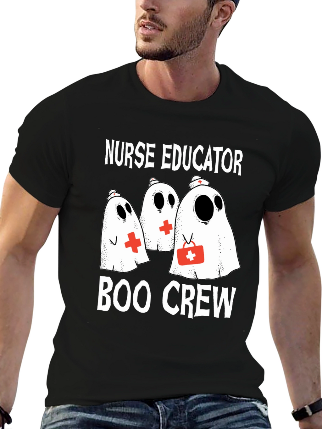 Nurse Educator Boo Crew Halloween T-Shirt