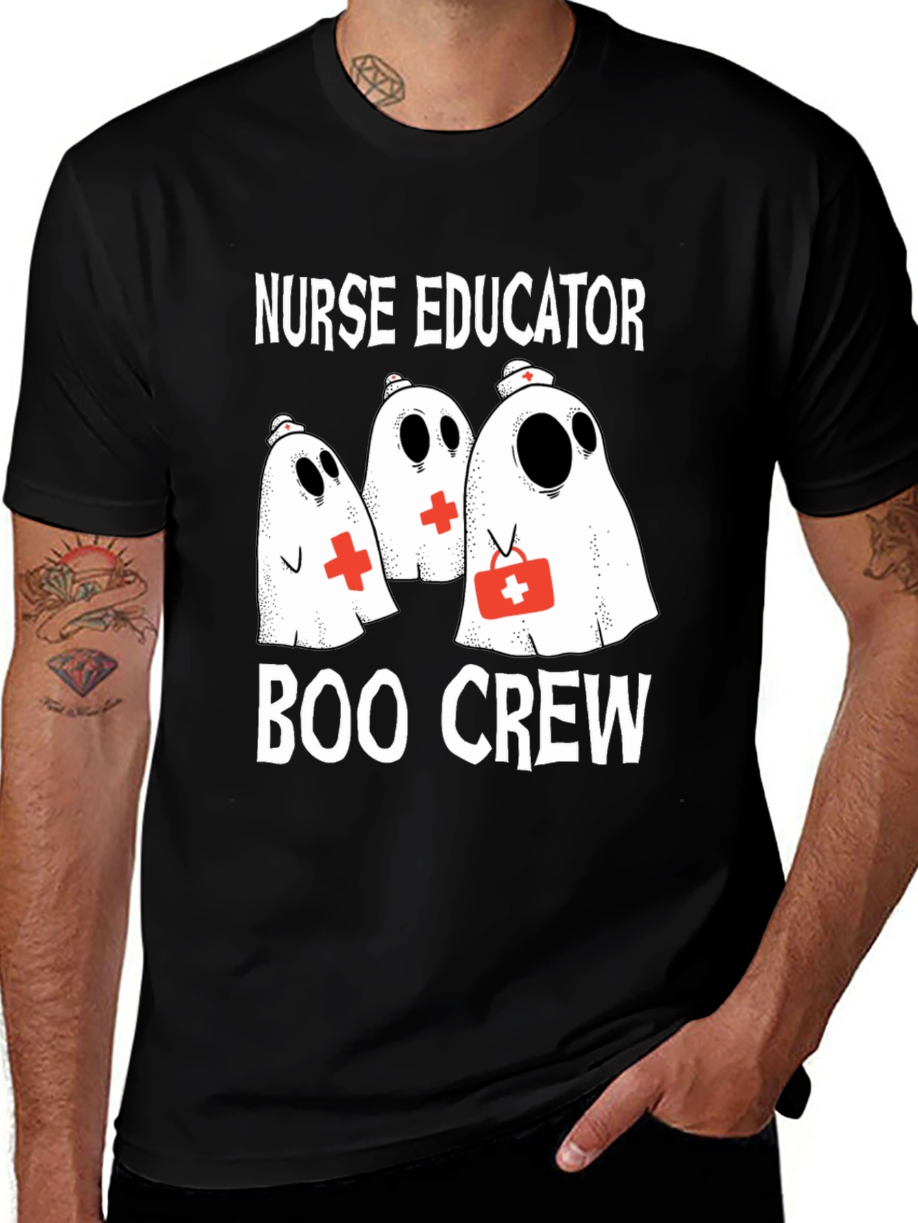 Nurse Educator Boo Crew Halloween T-Shirt