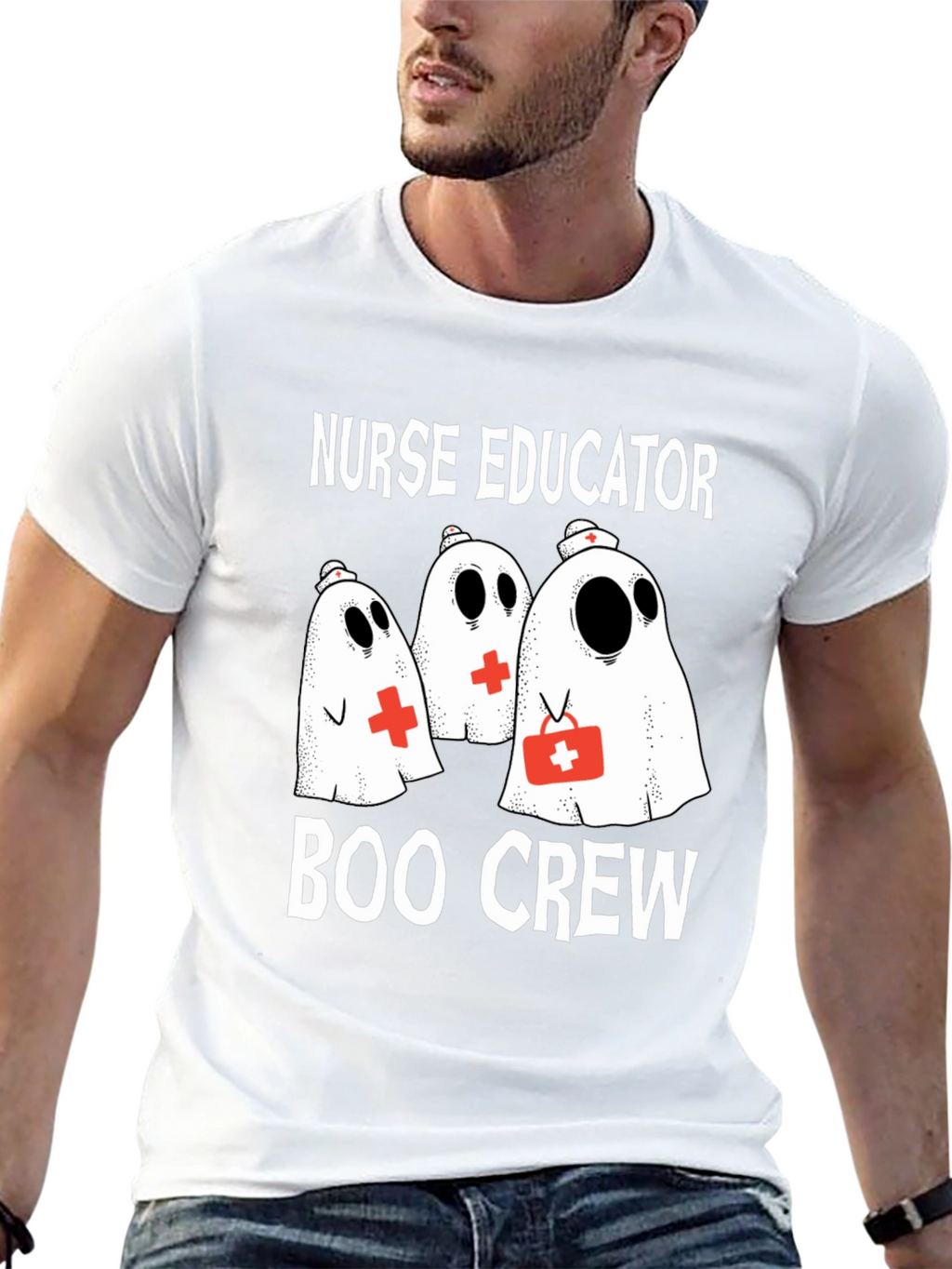 Nurse Educator Boo Crew Halloween T-Shirt