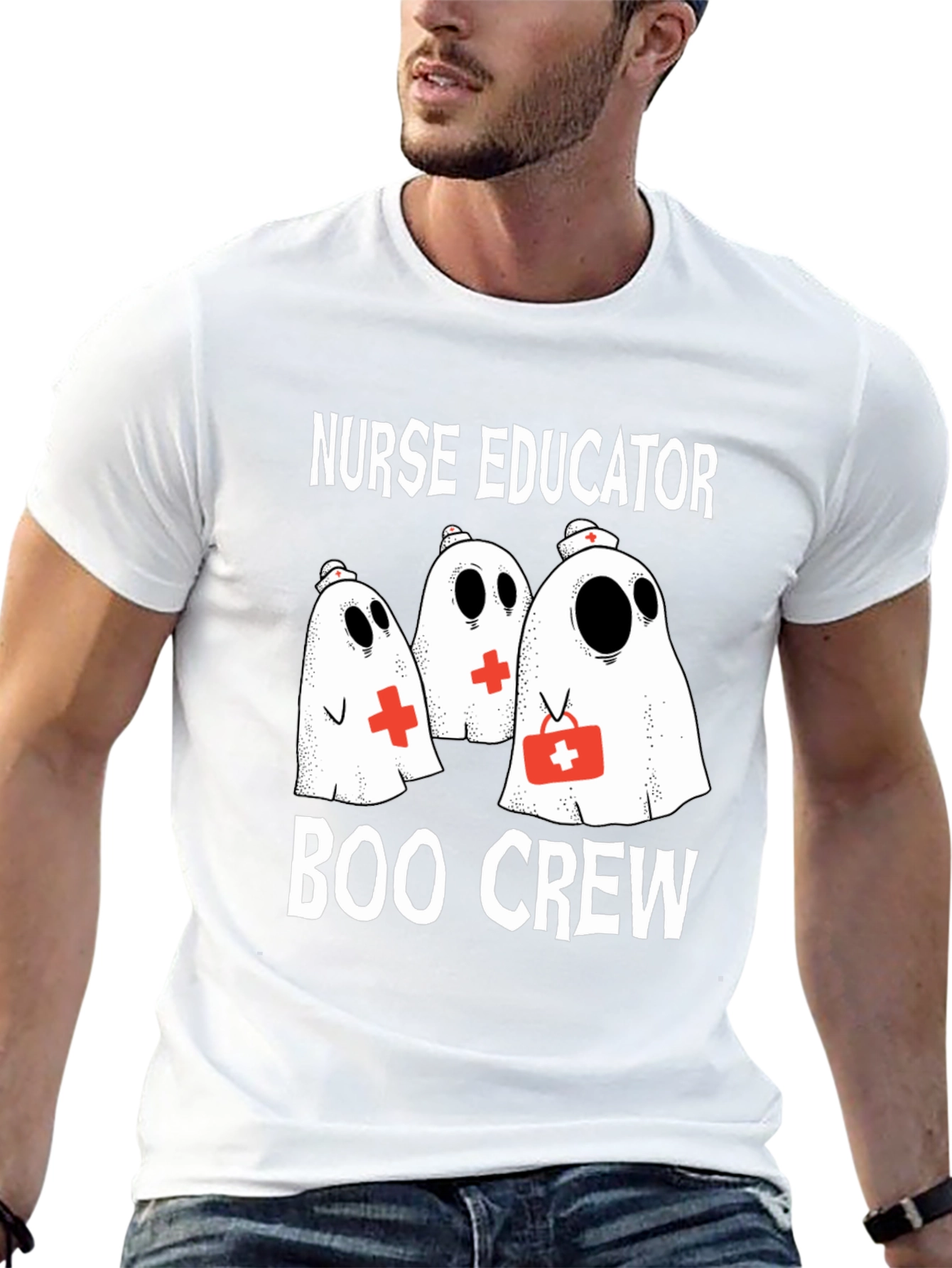 Nurse Educator Boo Crew Halloween T-Shirt