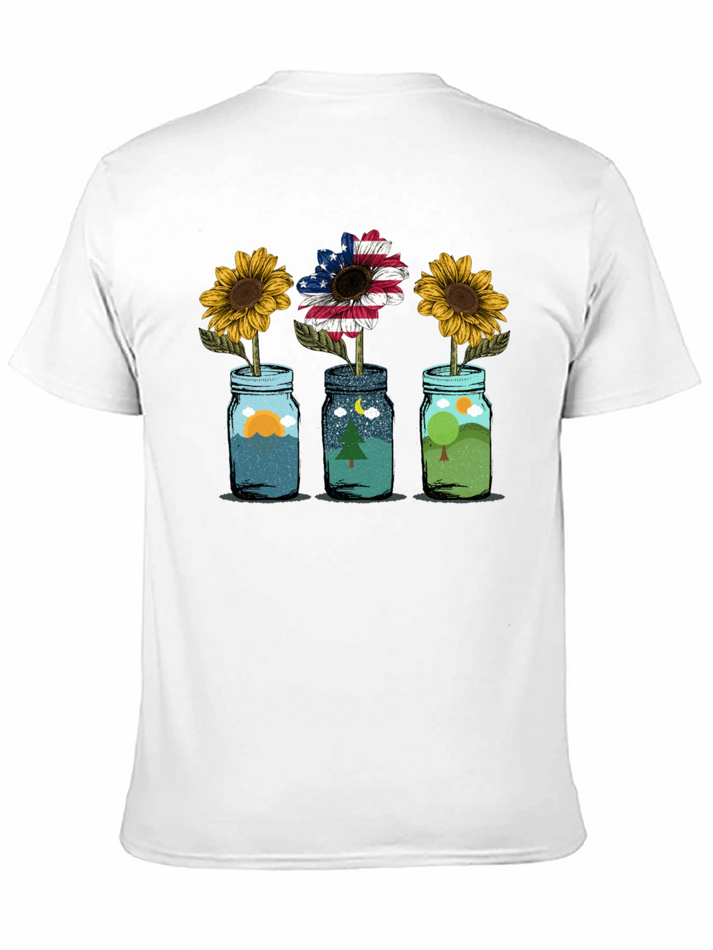 Scenic Sunflower Graphic Tee