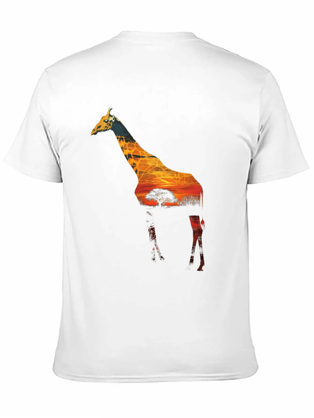 Giraffe African Savannah Unisex Casual T-Shirt – Clean Design For Daily Comfort