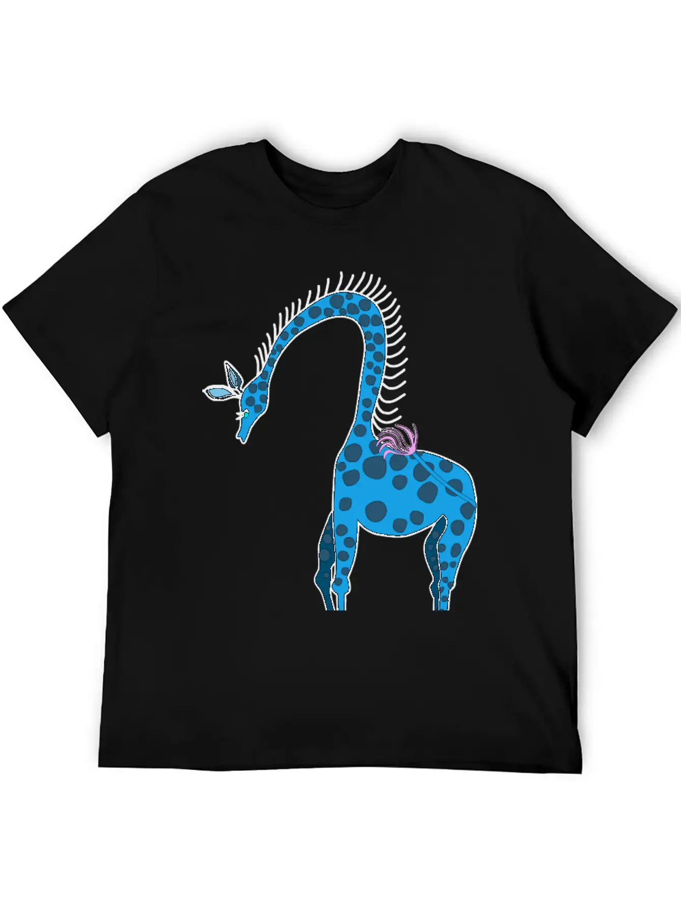 Giraffe Breathable Soft Cotton T-Shirt – Timeless Casual Look