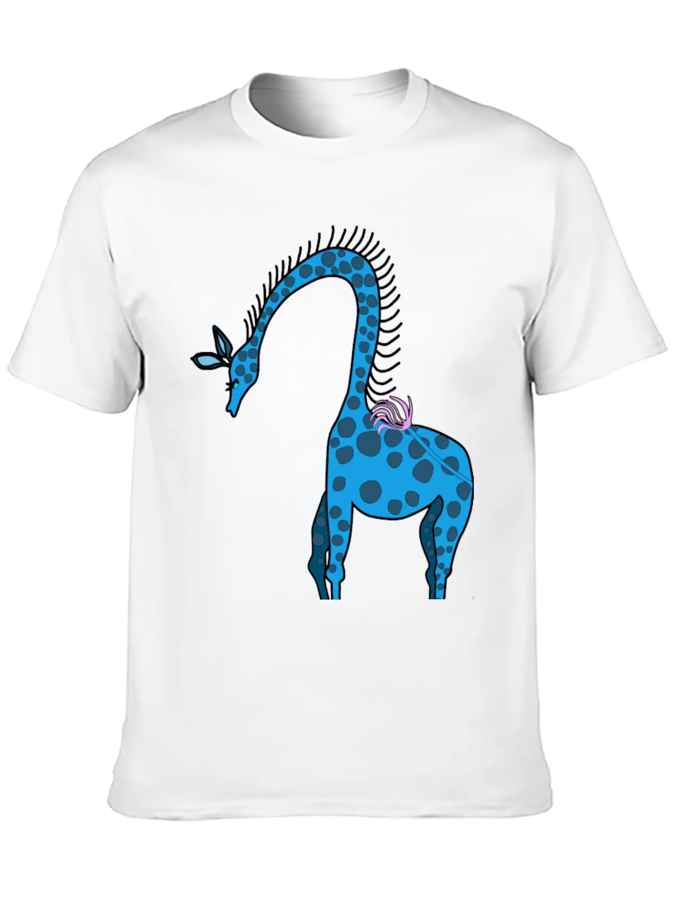 Giraffe Breathable Soft Cotton T-Shirt – Timeless Casual Look