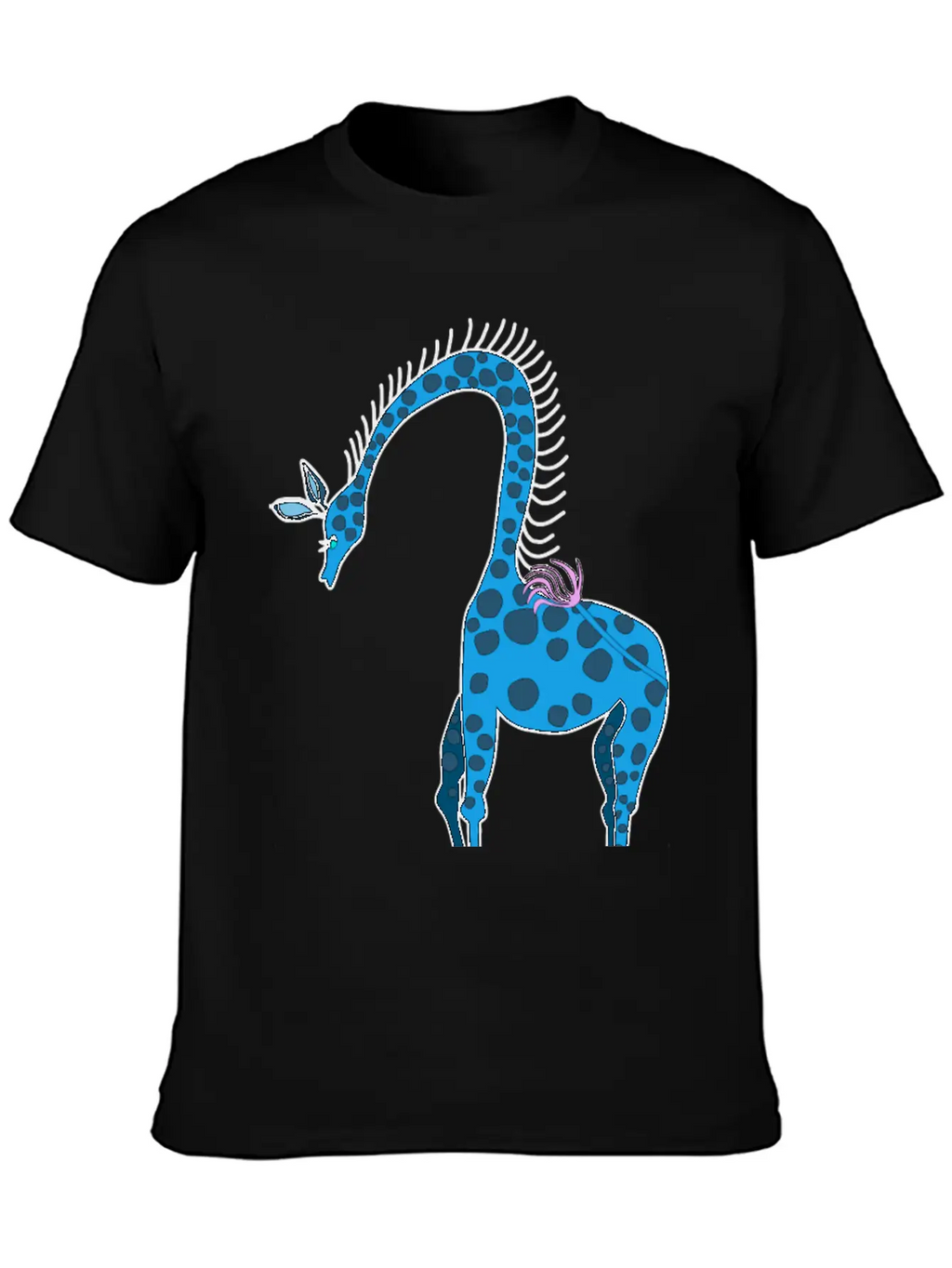 Giraffe Breathable Soft Cotton T-Shirt – Timeless Casual Look