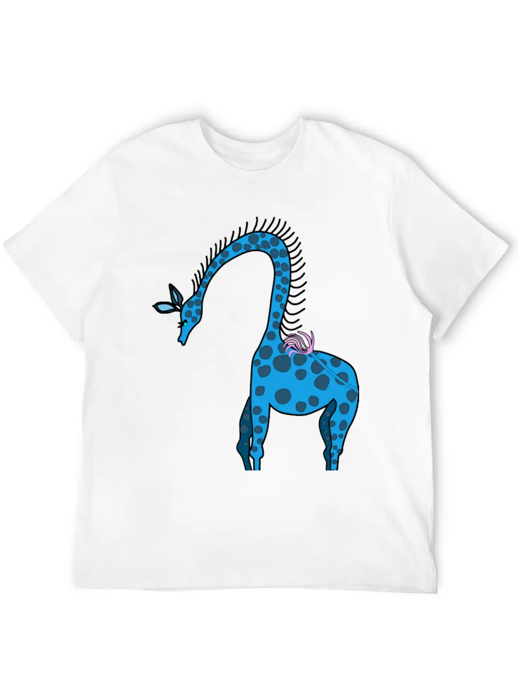 Giraffe Breathable Soft Cotton T-Shirt – Timeless Casual Look