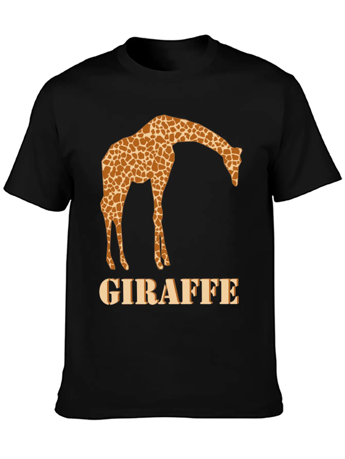 Giraffe Casual Graphic T-Shirt – Simple And Comfortable Daily Wear