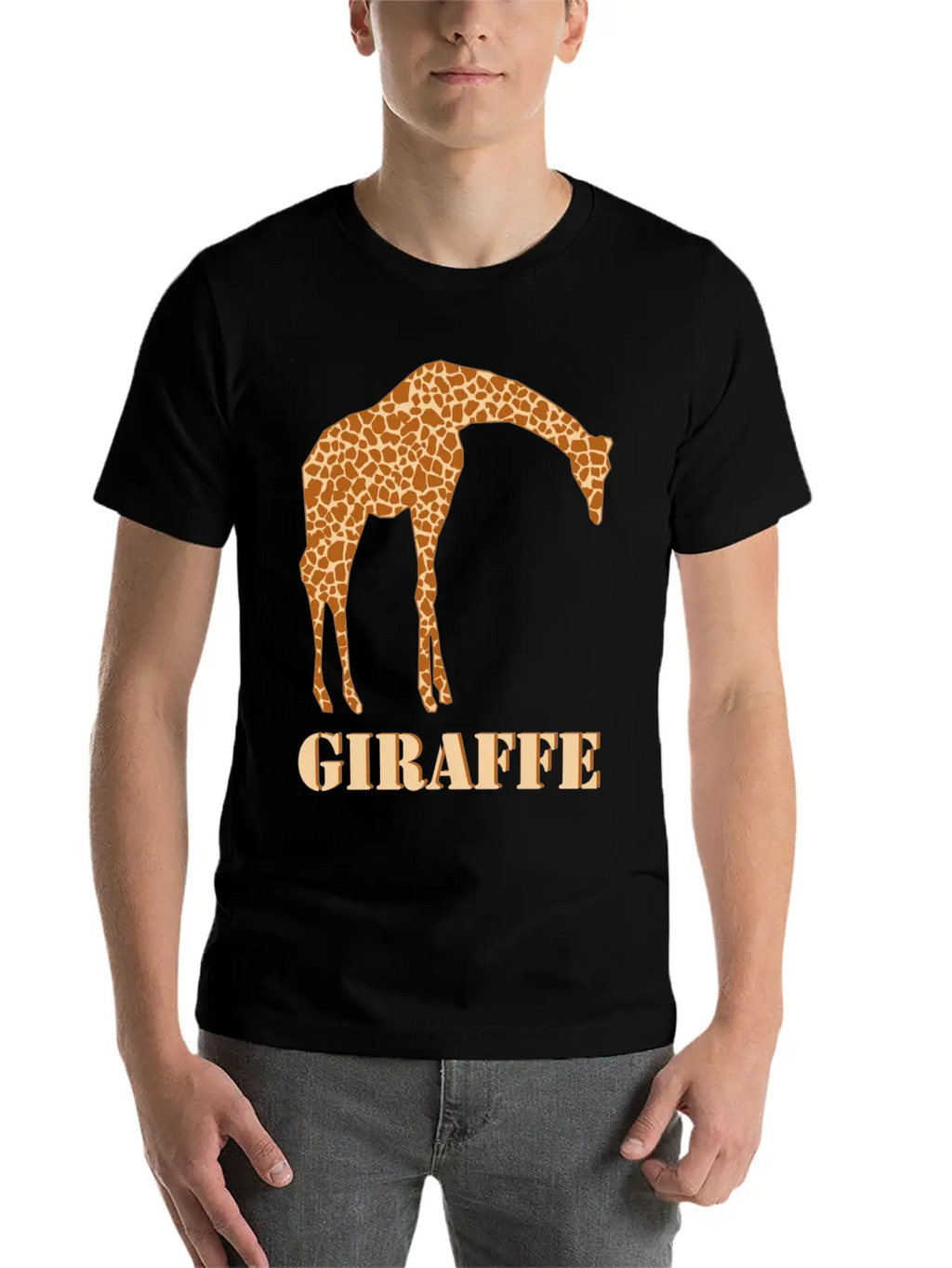 Giraffe Casual Graphic T-Shirt – Simple And Comfortable Daily Wear