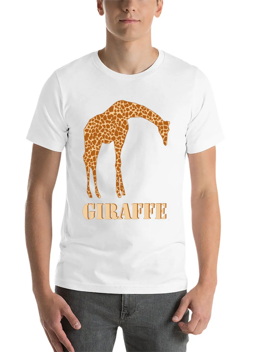 Giraffe Casual Graphic T-Shirt – Simple And Comfortable Daily Wear