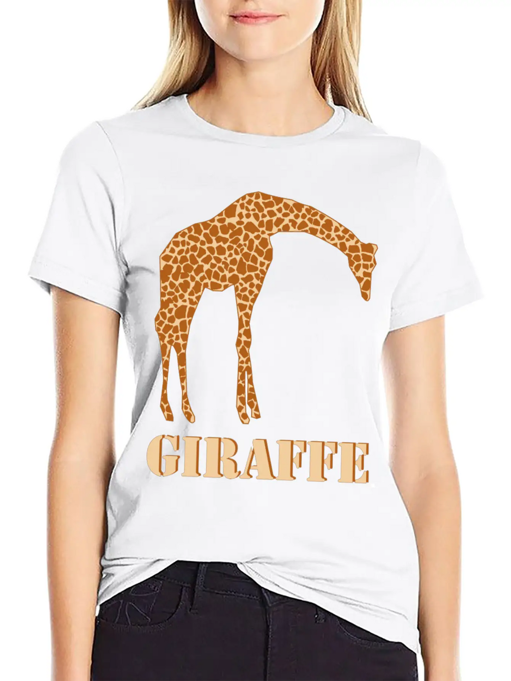 Giraffe Casual Graphic T-Shirt – Simple And Comfortable Daily Wear