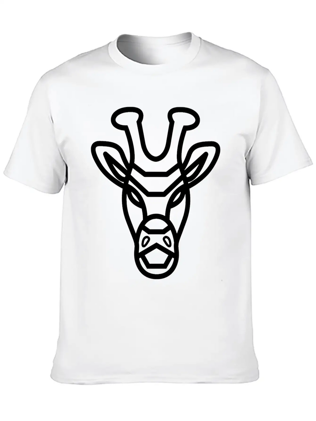 Giraffe Face Giraffe Stylish Everyday T-Shirt – Unisex Basic Cotton Tee
