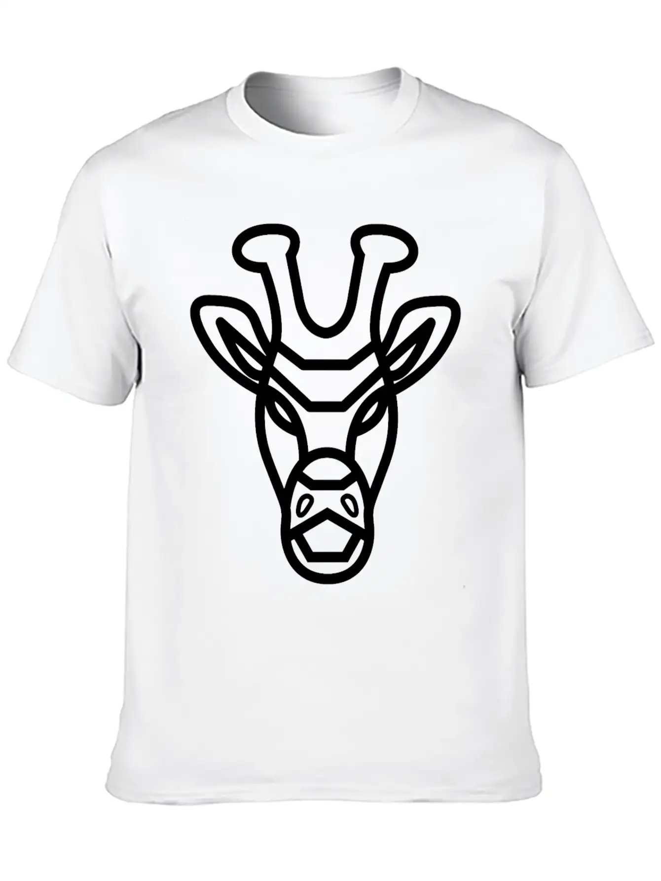 Giraffe Face Giraffe Stylish Everyday T-Shirt – Unisex Basic Cotton Tee