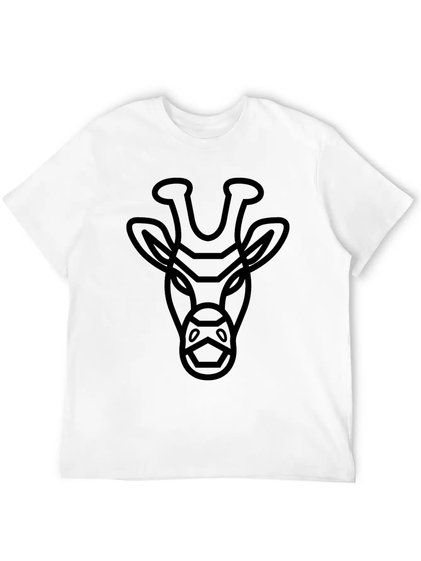 Giraffe Face Giraffe Stylish Everyday T-Shirt – Unisex Basic Cotton Tee