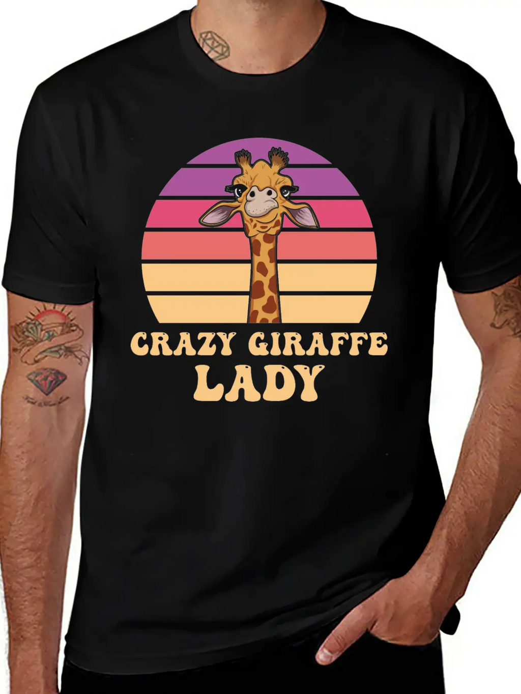 Giraffe Quote For A Giraffe Girl Breathable Soft Cotton T-Shirt – Timeless Casual Look