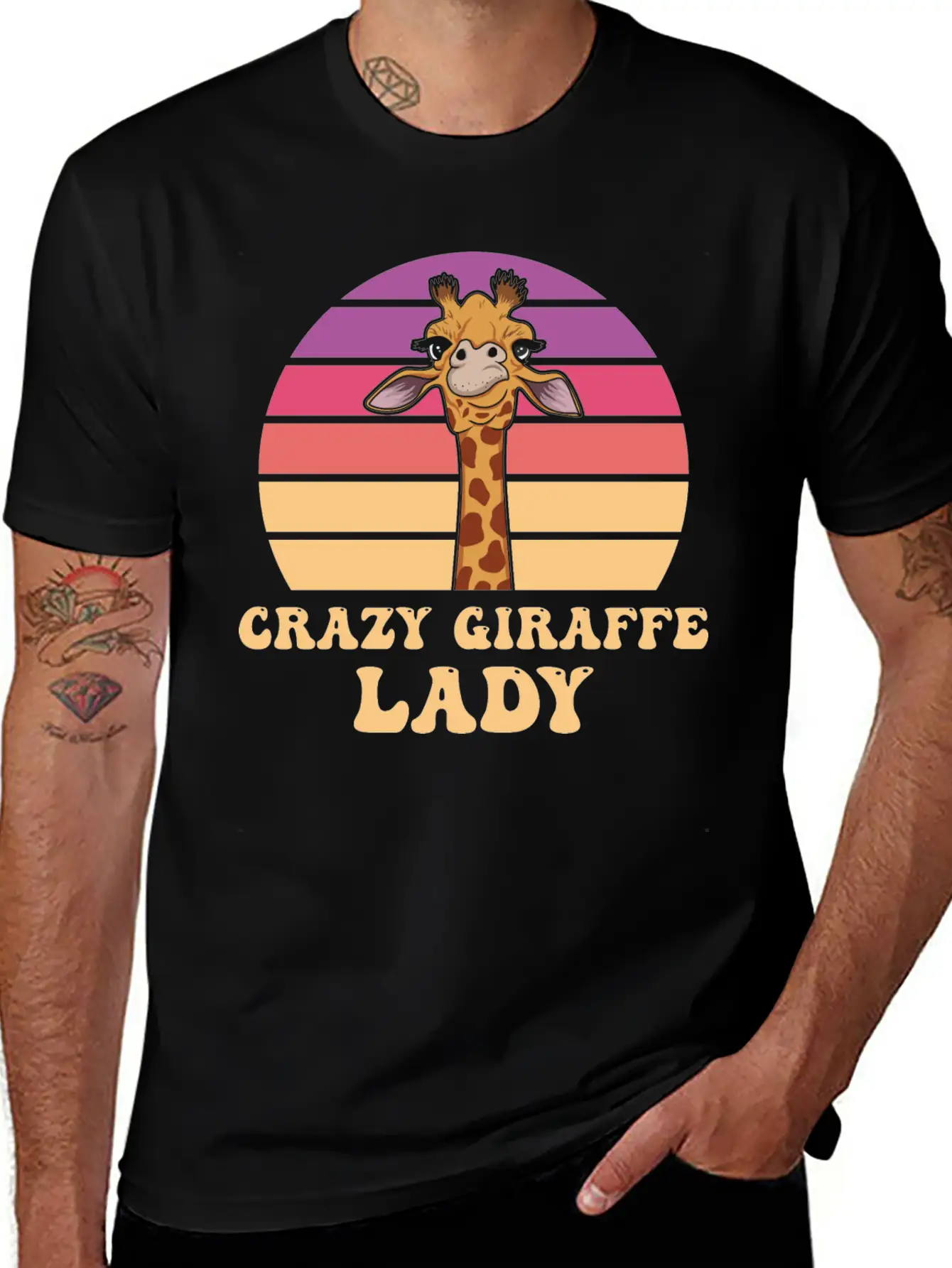 Giraffe Quote For A Giraffe Girl Breathable Soft Cotton T-Shirt – Timeless Casual Look