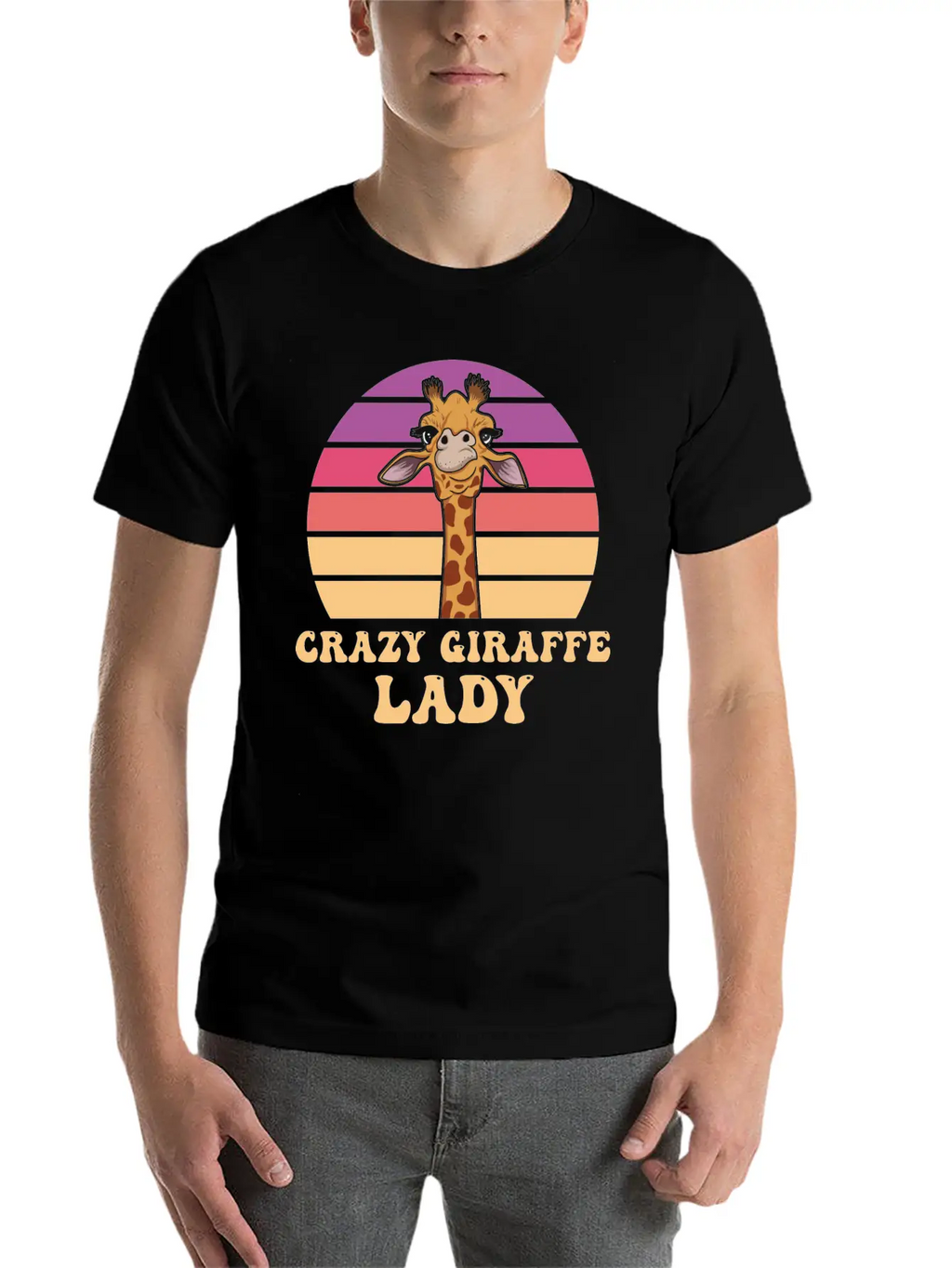 Giraffe Quote For A Giraffe Girl Breathable Soft Cotton T-Shirt – Timeless Casual Look