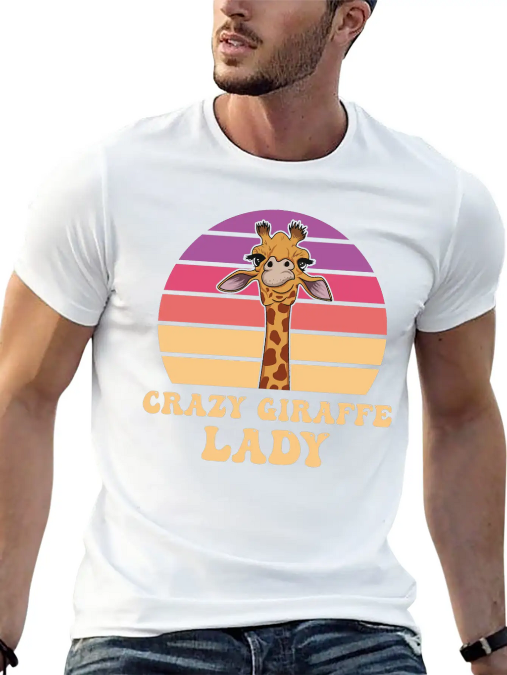 Giraffe Quote For A Giraffe Girl Breathable Soft Cotton T-Shirt – Timeless Casual Look