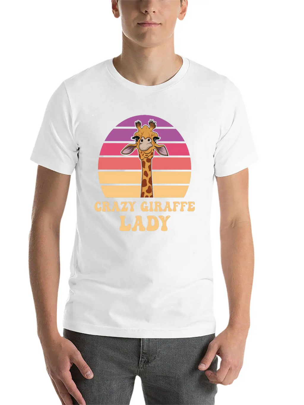 Giraffe Quote For A Giraffe Girl Breathable Soft Cotton T-Shirt – Timeless Casual Look