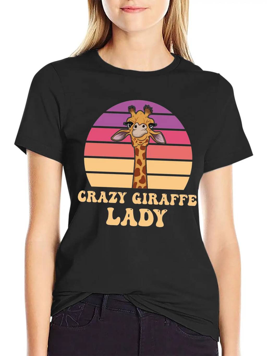 Giraffe Quote For A Giraffe Girl Breathable Soft Cotton T-Shirt – Timeless Casual Look