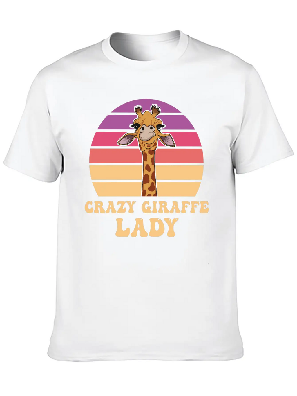 Giraffe Quote For A Giraffe Girl Breathable Soft Cotton T-Shirt – Timeless Casual Look