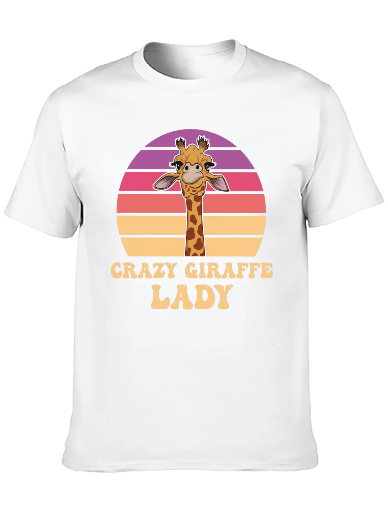 Giraffe Quote For A Giraffe Girl Breathable Soft Cotton T-Shirt – Timeless Casual Look