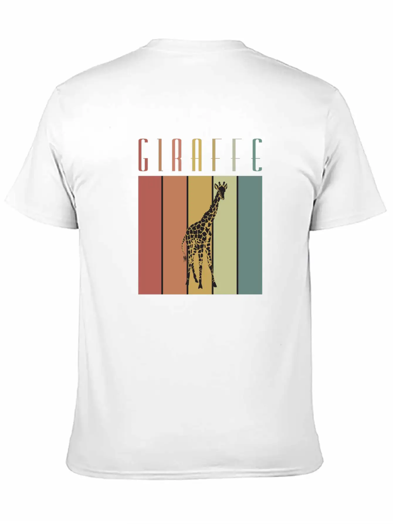 Giraffe Steppe Giraffe Africa Zoologist Zoology Casual Graphic T-Shirt – Simple And Comfortable Daily Wear