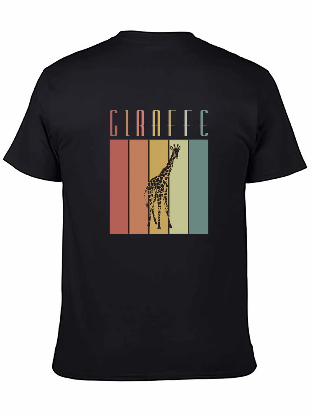 Giraffe Steppe Giraffe Africa Zoologist Zoology Casual Graphic T-Shirt – Simple And Comfortable Daily Wear